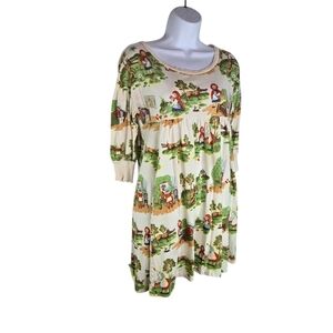 Jane Marple little red riding hood babydoll dress made in japan